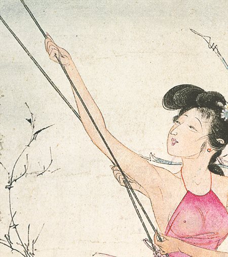 顺河-胡也佛的仕女画和最知名的金瓶梅秘戏图